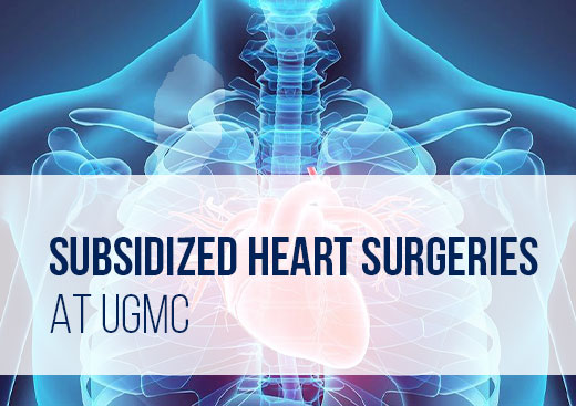 Subsidized Heart  surgeries  at UGMC